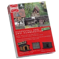 Busch Rabbit Hutch/2 Kennels - Laser Cut