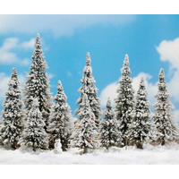 Busch HO Snowed Trees
