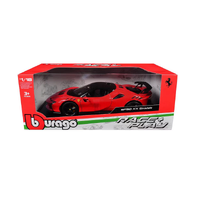 Bburago 1/18 2023 Ferrari SF-90 XX Stradale - Red Diecast Model Car