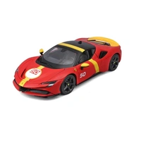 Bburago 1/18 2024 Ferrari SF-90 Stradale Assetto Fiorano - #50 Red & Yellow Diecast Model Car