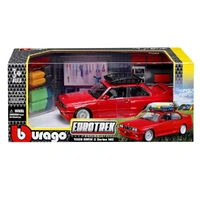 Bburago 1/24 Eurotrek 1988 BMW M3 with roof basket & Cases