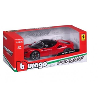 Bburago 1/24 2021 Ferrari SF90 Stradale Hybrid - Red Diecast Model Car