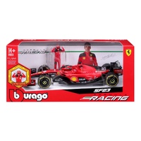 Bburago 1/24 2023 Ferrari SF23 with Leclerc Driver Figurine #16 in WB