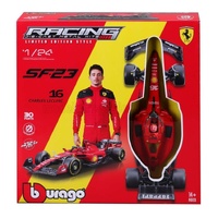 Bburago 1/24 2023 Ferrari F-1 SF-23 with Helmet - Leclerc #16