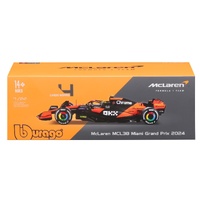 Bburago 1/24 2024 F-1 McLaren MCL38 #4 Norris in Showcase