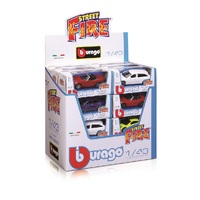 Bburago 1/43 Street Fire Car Assorted Singles