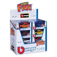Bburago 1/43 Street Fire Car Assortment 