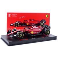 Bburago 1/43 Race 2022 F-1 Ferrari Racing 75 #16 Leclerc Diecast Formula 1 with Driver