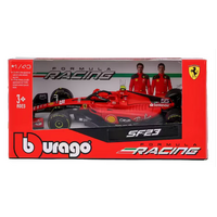 Bburago 1/43 2023 F-1 Ferrari SF-23 #55 Sainz WB Diecast Model Car