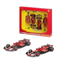 Bburago 1/43  2024 Ferrari SF-24 - 2 piece Gift Pack