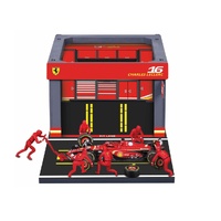 Bburago 1/43 2024 Ferrari Pit Pass Competition F-1 Play Set - Leclerc #16