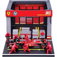 Bburago 1/43 2024 Ferrari Pit Pass Competition F-1 Play Set - Leclerc #16