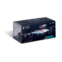 Bburago 1/43 Race 2022 F-1 Mercedes AMG W13 Hamilton Diecast Formula 1 with Driver