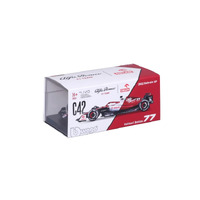 Bburago 1/43 Race 2022 F-1 Alfa Romeo C42 #77 Bottas Diecast Formula 1 with Driver