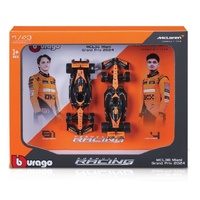Bburago 1/43 2024 McLaren MCL38 - 2 piece Gift Pack