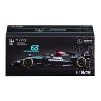 Bburago 1/43 2024 F-1 Mercedes-AMG W15 #63 Russell with Helmet