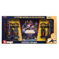 Bburago 1/43 Verstappen #1 Four World Championships 2021, 22, 23, 24 - 4 piece Gift Pack