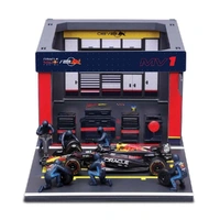 Bburago 1/43 2024 Red Bull Pit Pass Competition F-1 Play Set - Verstappen #1