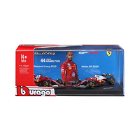 Bburago 1/64 2025 Scuderia Ferrari SF-25 - Hamilton #44 Twin Pack in Showcase