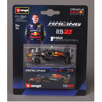 Bburago 1/64 2025 Red Bull Racing RB-21 w/Collector Box #1 Max Verstappen
