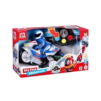 Bburago My First RC Radio Control Motor Bike Spin & Stunt Assorted Colours
