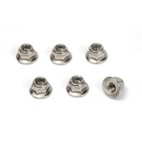 Blackzon M4 Flanged Lock Nuts (6pcs)