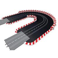 Carrera 132 Evo/Digital Hairpin Curve Set 1/60 deg 19 pieces