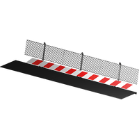 Carrera 132 Guard Rail Barrier with Debris Fence - 2 meters