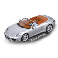 Carrera Evolution Porsche 911 S Cabriolet Silver Slot Car