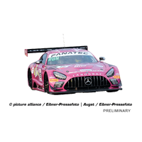 Carrera Evolution Mercedes-AMG GT3 Evo Unoracing Team Landgraf #16 24H Spa 2024 Slot Car