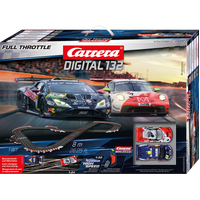 Carrera Digital 132 Set Full Throttle GT3 Set - 8 meter with Wireless 2.0 Slot Car Set