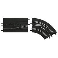 Carrera Digital 132/124 - Lane Change Curve Right - In to Out