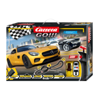 Carrera GO!!! Highway Action Slot Car Set