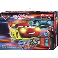 Carrera GO!!! Disney Cars Glow Racers Slot Car Set