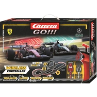 Carrera GO!!! 1/43 Formula Track Attack F-1 McLarenMercedes Set with 5.3 m Track - Wireless Slot Car Set
