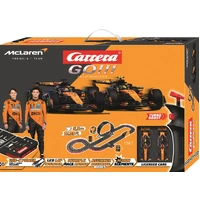 Carrera GO!!! 1/43 McLaren F-1 Racing Set with 5.3m Track Slot Car Set