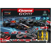 Carrera GO!!! 1/43 F-1 Championship Rivals Set with 6.3mTrack Slot Car Set