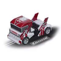 Carrera Go!!! Build n Race Race Truck White Slot Car CAR-64191