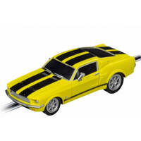 Carrera Go!!! Ford Mustang 1967 Yellow Slot Car CAR-64212