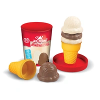 Casdon Streets Play Ice Cream Tub Vanilla & Chocolate Pretend Play Toy 31750
