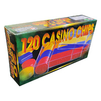 Poker Chips 120pc Casino Chips