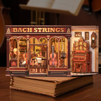 CuteBee Bach String DIY Book Nook Kit