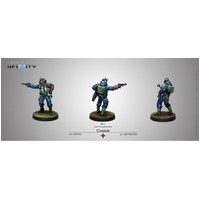 Corvus Belli Infinity: Ariadna: Chasseurs (Rifle, Light Flamethrower)