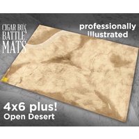 Cigar Box Open Desert 4x6 Battle Mat