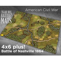 Cigar Box Battle of Nashville 4x6 Battle Mat