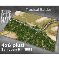 Cigar Box Tropical Gaming 4x6 Battle Mat