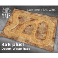 Cigar Box Desert Waste Race 4x6 Battle Mat