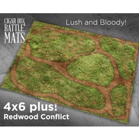 Cigar Box Redwood Conflict 4x6 Battle Mat