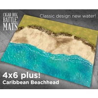 Cigar Box Carribbean Beachhead 4x6 Battle Mat