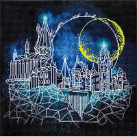 Diamond Dotz Harry Potter Moon Over Hogwarts (DDHP,1008) 51x51cm